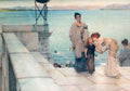 A Kiss Lawrence Alma Tadema A4 Photo Print
