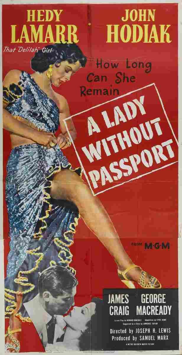 A Lady Without Passport 04 film star poster A4 Photo Print