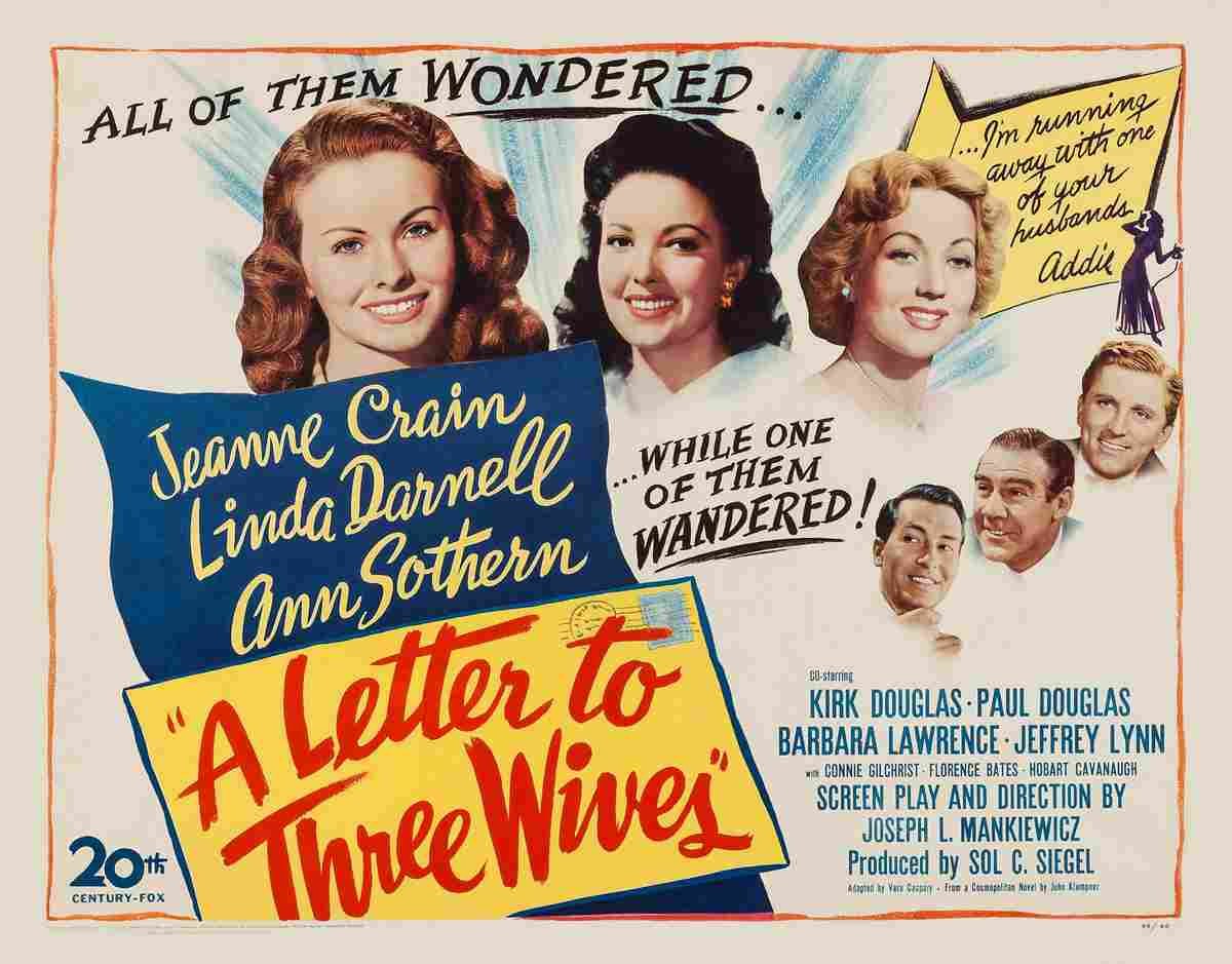 A Letter to Three Wives 02 film star poster A4 Photo Print