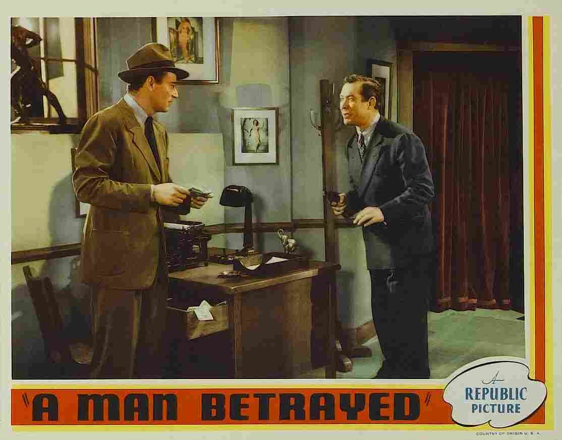 A Man Betrayed 04 film star poster A4 Photo Print