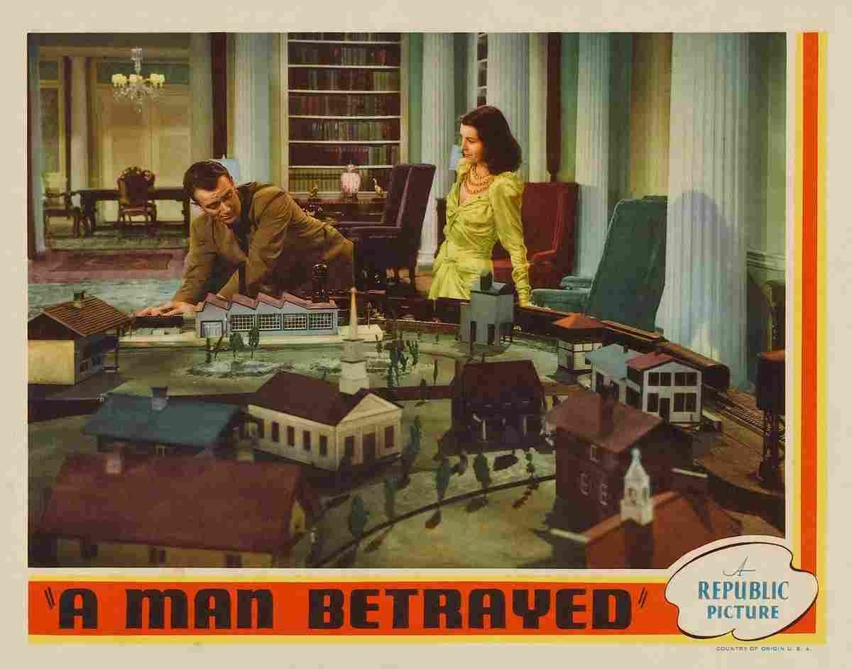 A Man Betrayed 05 film star poster A4 Photo Print