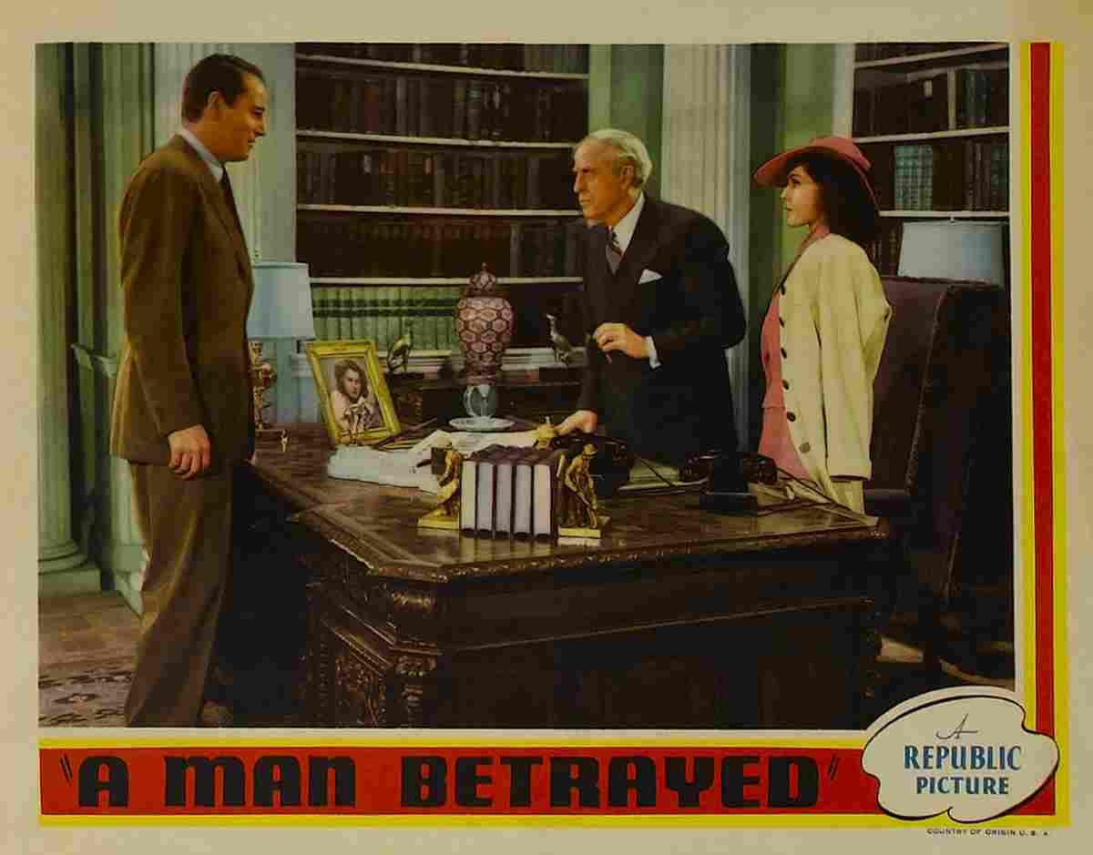 A Man Betrayed 07 film star poster A4 Photo Print