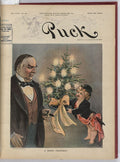 A Merry Christmas 1900 PUCK A4 Photo Print