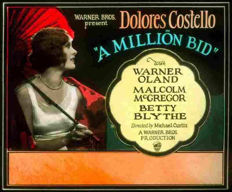 A Million Bid 1927 01 film star poster A4 Photo Print