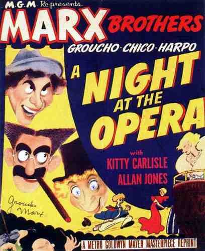  A Night At The Opera 01 film star poster A4 Photo Print