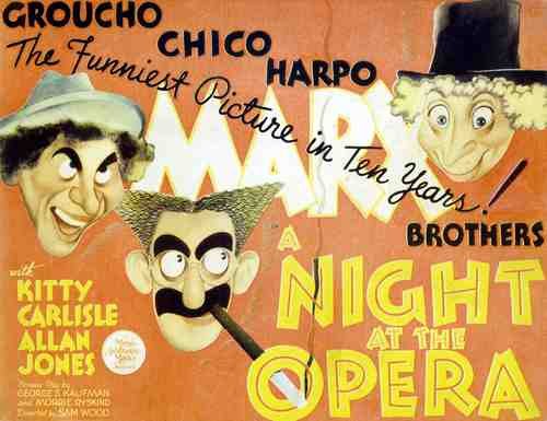  A Night At The Opera 02 film star poster A4 Photo Print