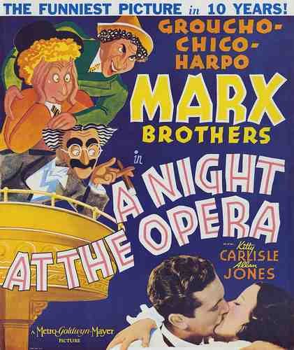 A Night At The Opera 05 film star poster A4 Photo Print