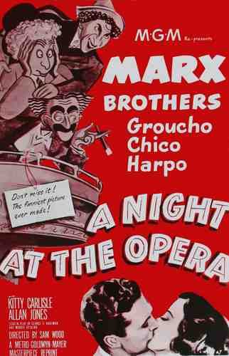  A Night At The Opera 07 film star poster A4 Photo Print