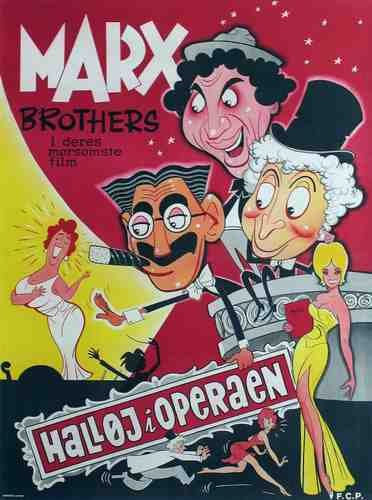  A Night At The Opera 15 film star poster A4 Photo Print