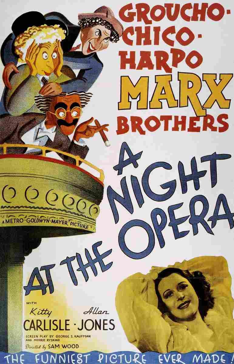 A Night at the Opera 04 film star poster A4 Photo Print