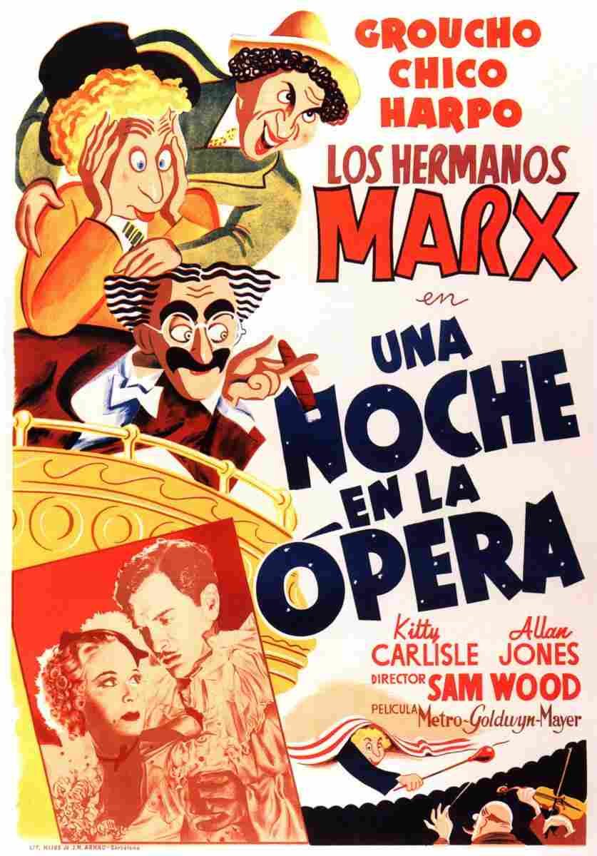 A Night at the Opera 09 film star poster A4 Photo Print