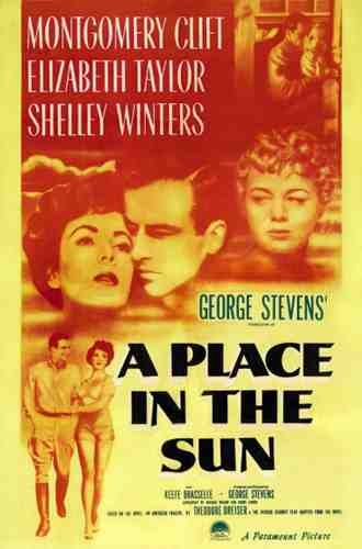  A Place In The Sun 01 film star poster A4 Photo Print