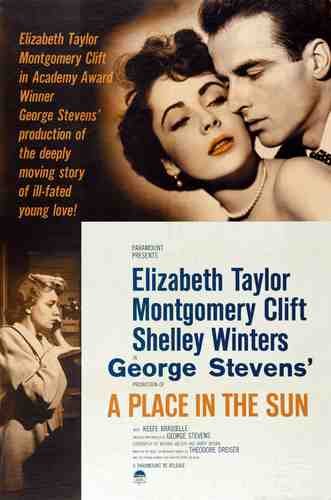  A Place In The Sun 04 film star poster A4 Photo Print