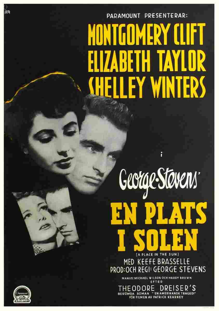 A Place in the Sun 06 film star poster A4 Photo Print