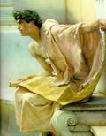 A Reading From Homer Detail Lawrence Alma Tadema A4 Photo Print