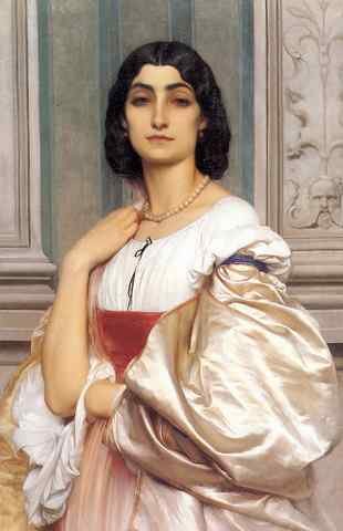 A Roman Lady La Nanna 1858 9 80x52cm A4 Photo Print