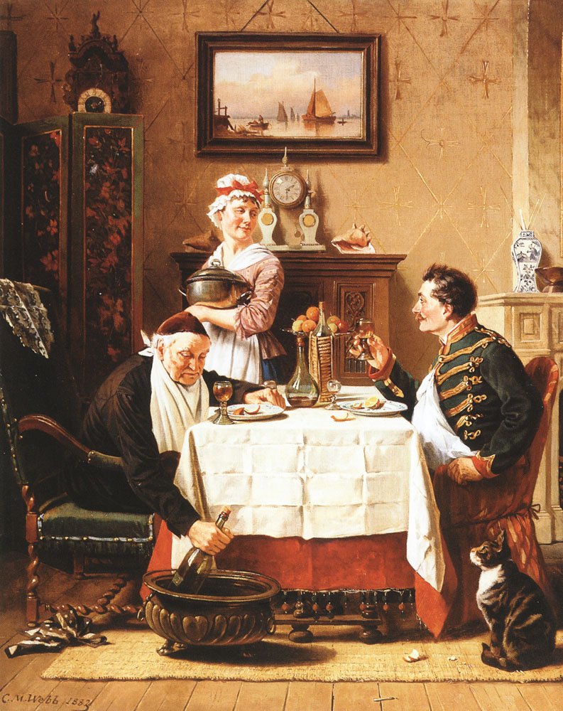 A Satisfying meal Art A4 Photo Print