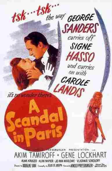 A Scandal in Paris 01 film star poster A4 Photo Print