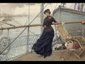 A Scottish Lady On A Boat Arriving In New York Art A4 Photo Print UK