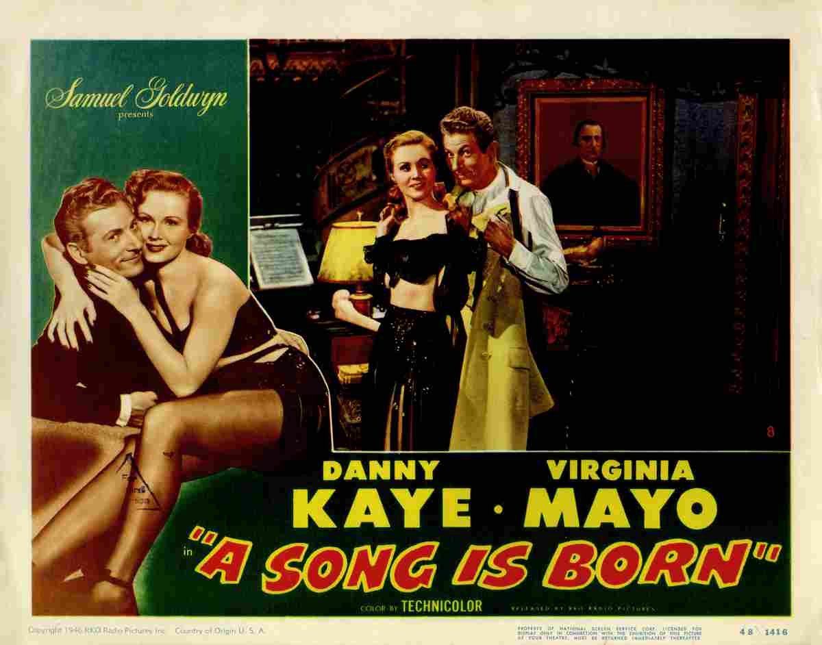 A Song is Born 02 film star poster A4 Photo Print