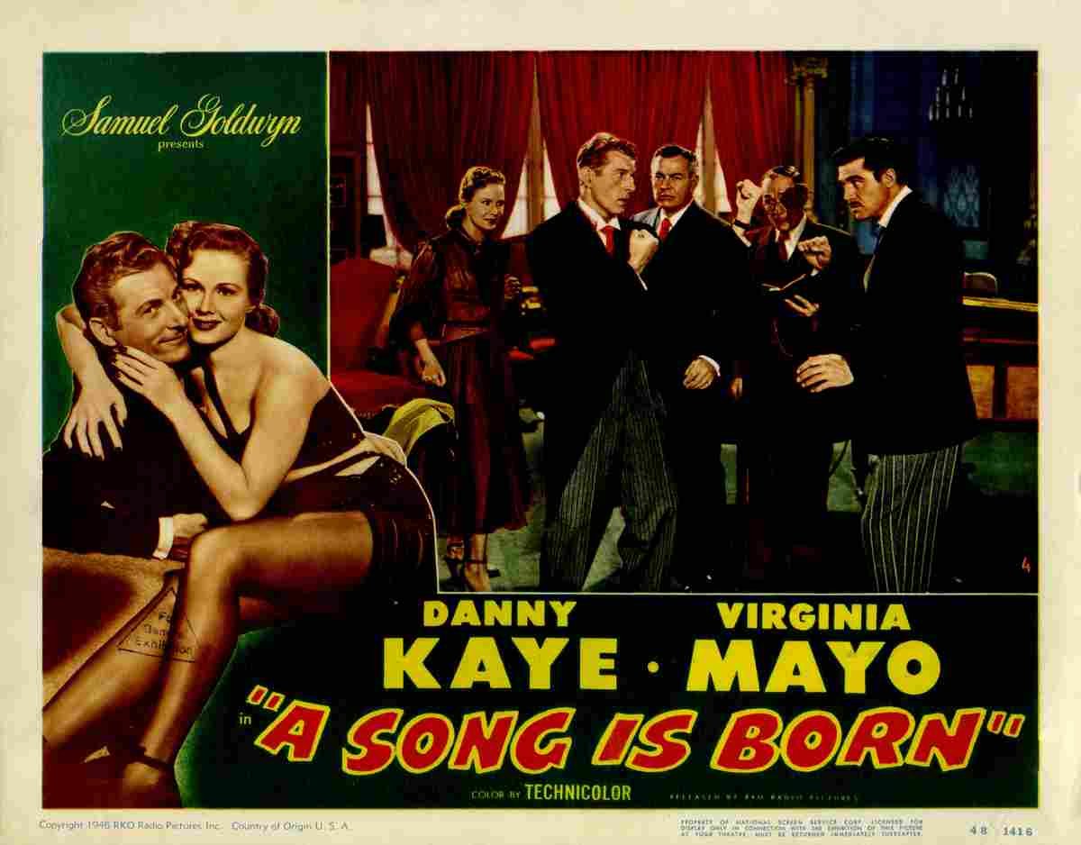 A Song is Born 03 film star poster A4 Photo Print