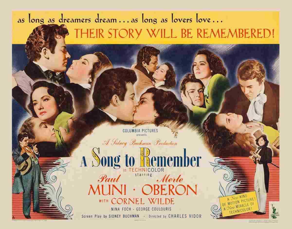 A Song to Remember 02 film star poster A4 Photo Print