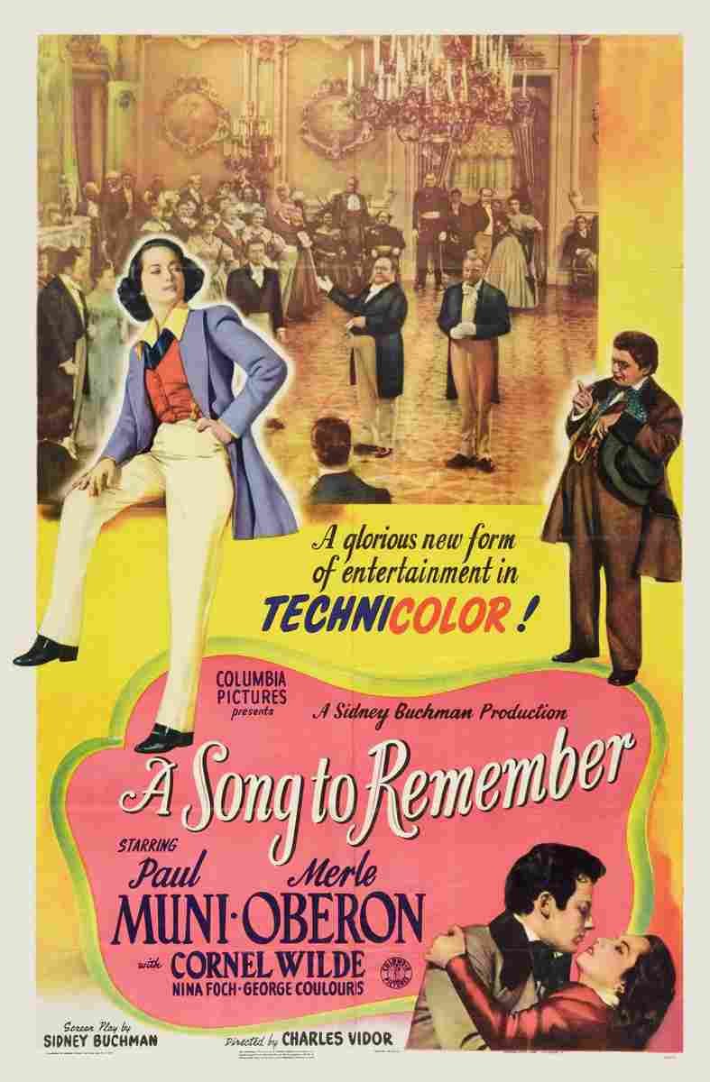 A Song to Remember 04 film star poster A4 Photo Print
