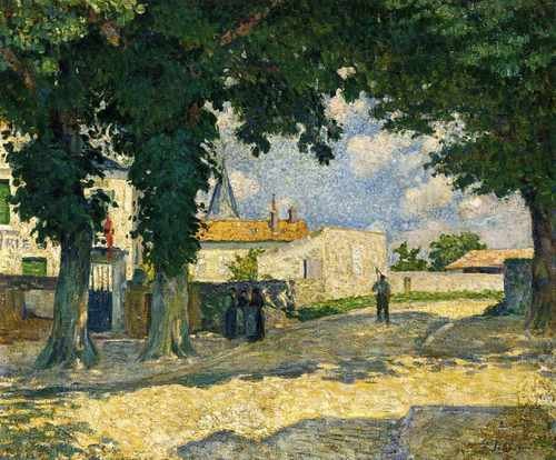 A Square In Monterain 1895 A4 Photo Print