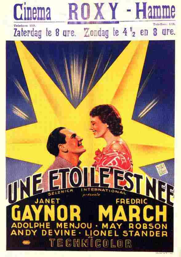 A Star is Born 1937 05 film star poster A4 Photo Print