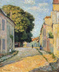 A Street In Montevrain A4 Photo Print