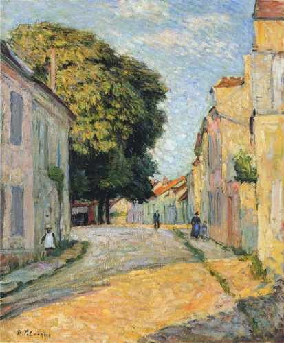 A Street In Montevrain A4 Photo Print