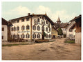 A Street Oberammergau Upper Bavaria Vintage A4 Photo Print