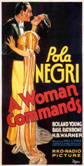 A Woman Commands 02 film star poster A4 Photo Print