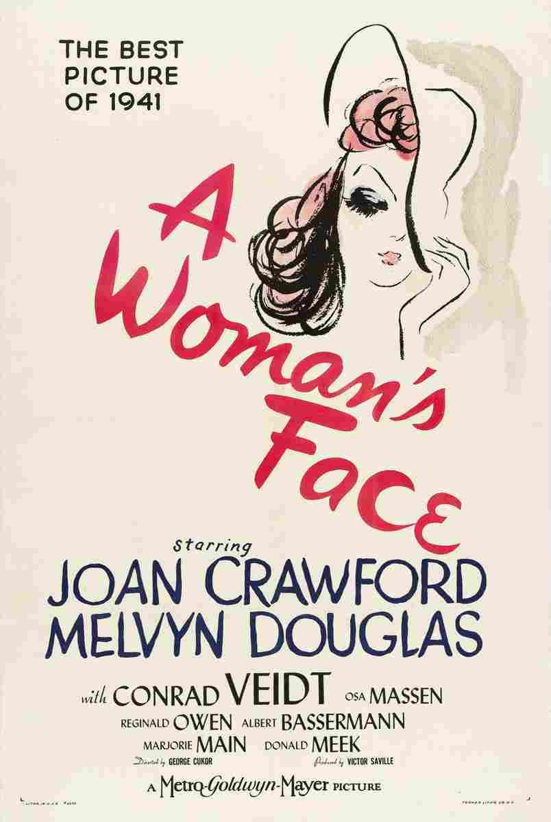 A Womans Face 06 film star poster A4 Photo Print