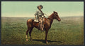 A cowboy Vintage A4 Photo Print