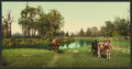 A pleasant pasture Vintage A4 Photo Print