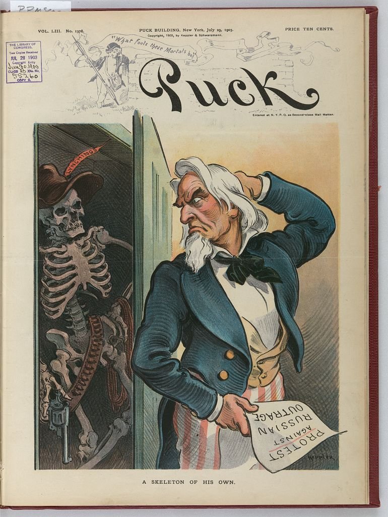 A skeleton of his own PUCK A4 Photo Print