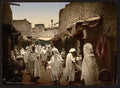 A street Sidi Okba Vintage A4 Photo Print