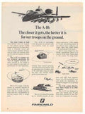A10 Thunderbolt Ii Vintage Retro Advert Ads A4 Photo Print