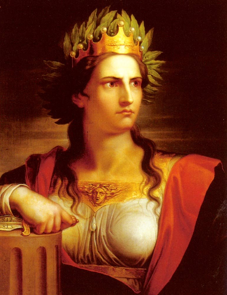 A4 print Kugelgen Franz Gerhard Von An Allegory Of Defeat Art A4 Photo Print