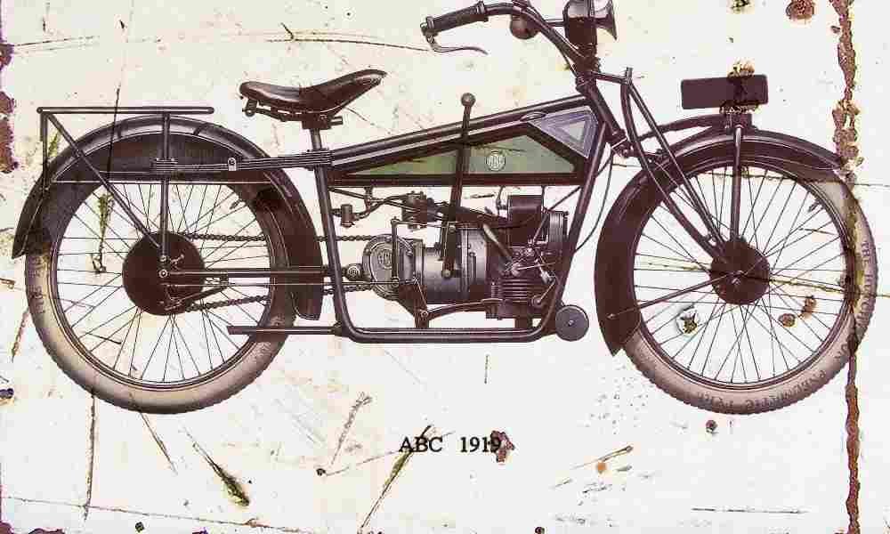 ABC 1919 Aged Vintage A4 Photo Print