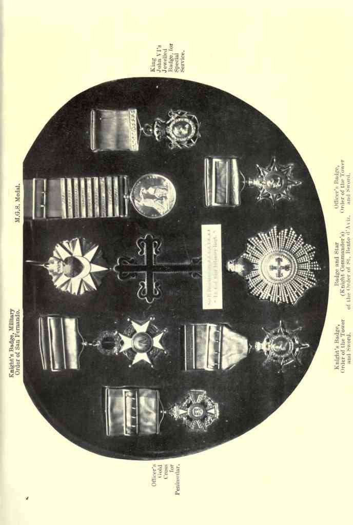 ABC of War Medals 088 Vintage War A4 Photo Print