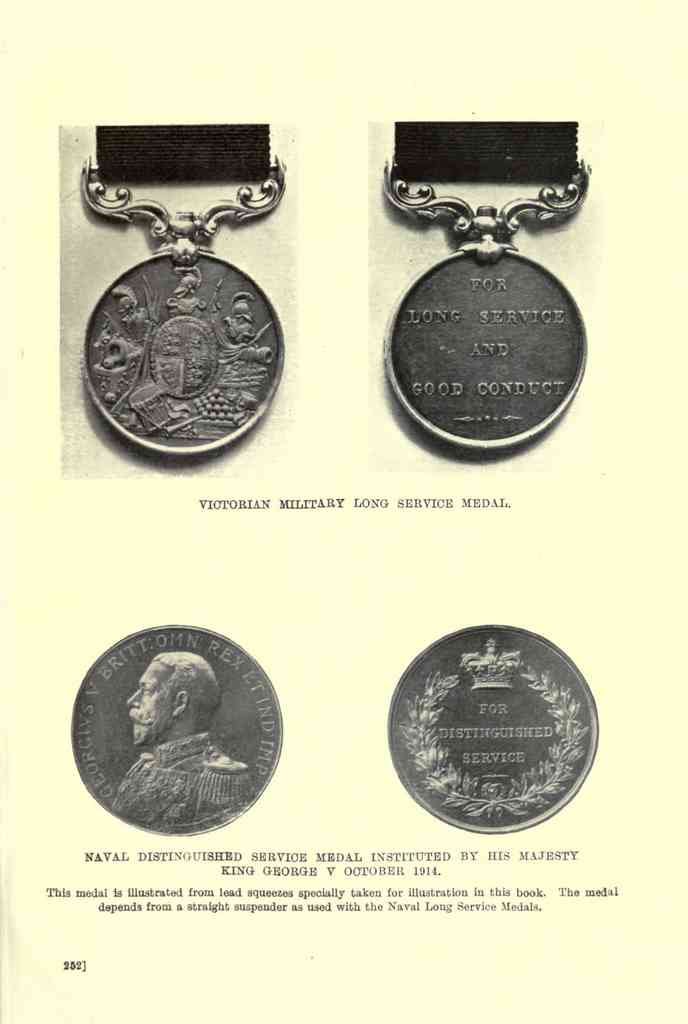 ABC of War Medals 327 Vintage War A4 Photo Print