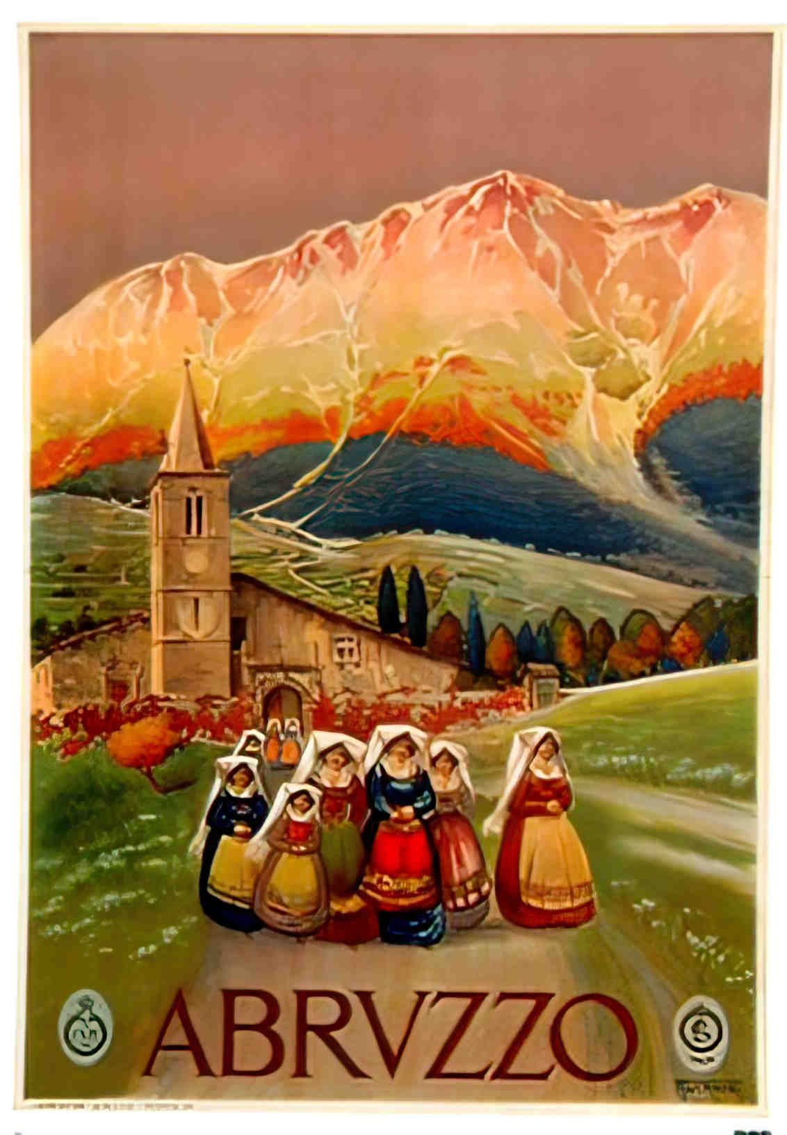 ABRUZZO Advert A4 Photo Print