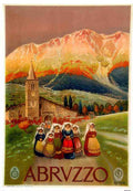 ABRUZZO Vintage Advert A4 Photo Print