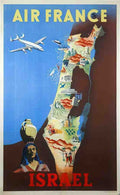 AF Israel Vintage Advert A4 Photo Print