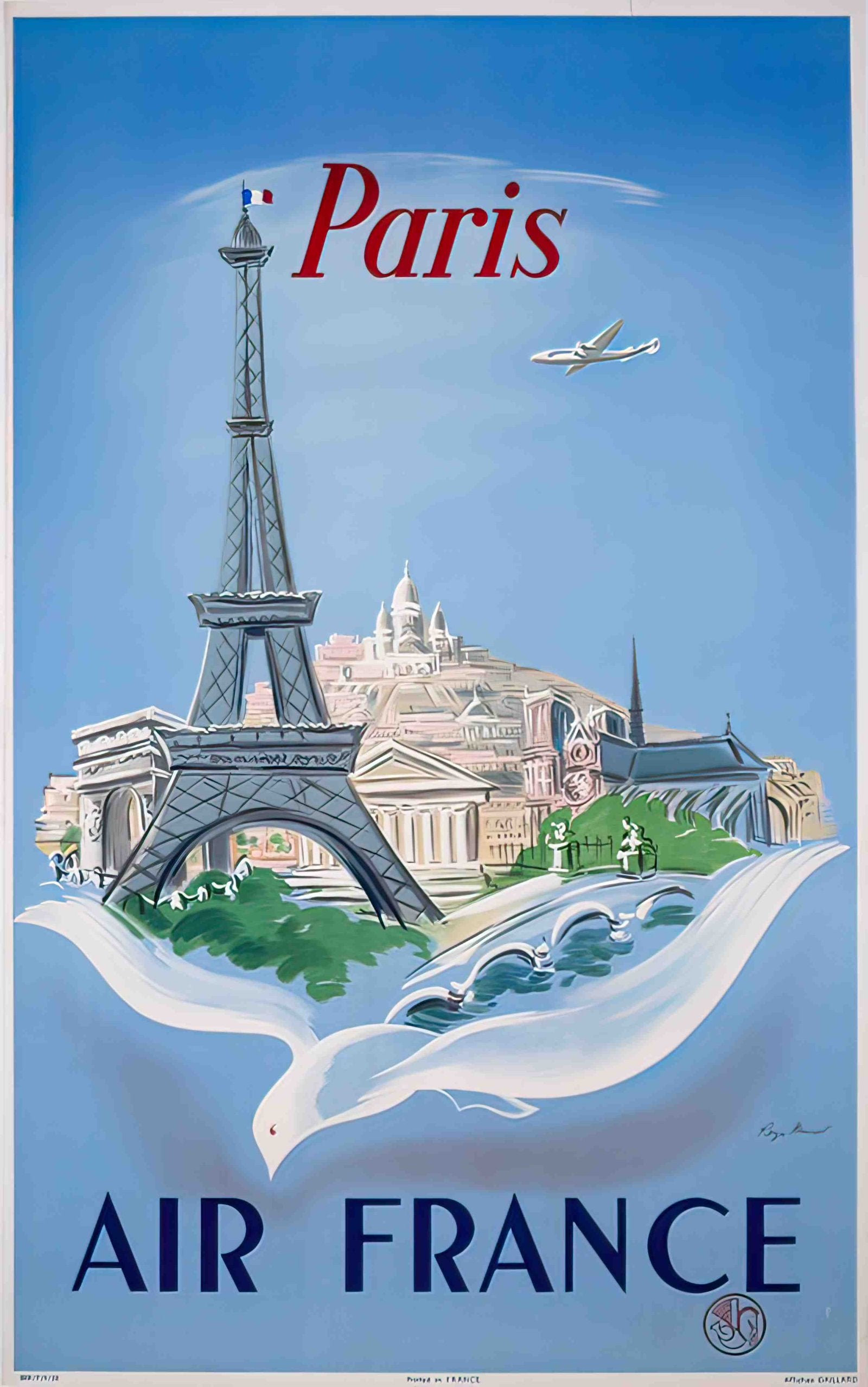 AFManset Paris Advert A4 Photo Print