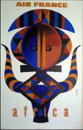 AFafrica Vintage Advert A4 Photo Print