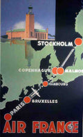 AFstockholm Vintage Advert A4 Photo Print