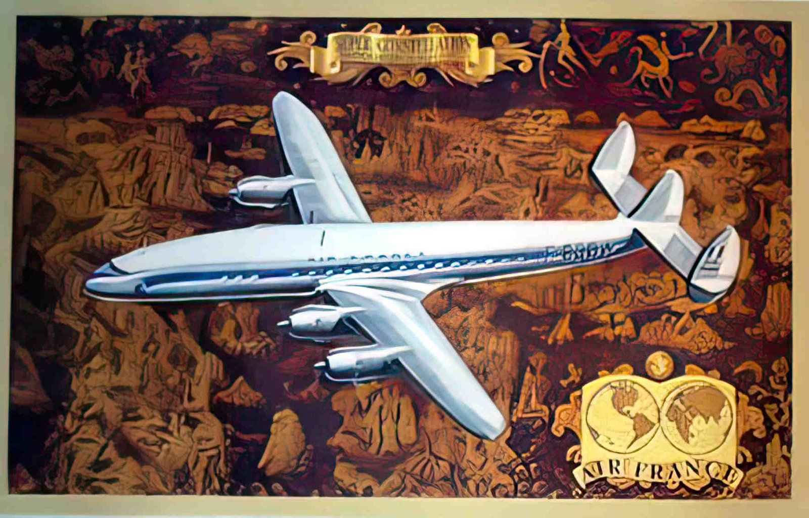 AFsuperconstellation Advert A4 Photo Print